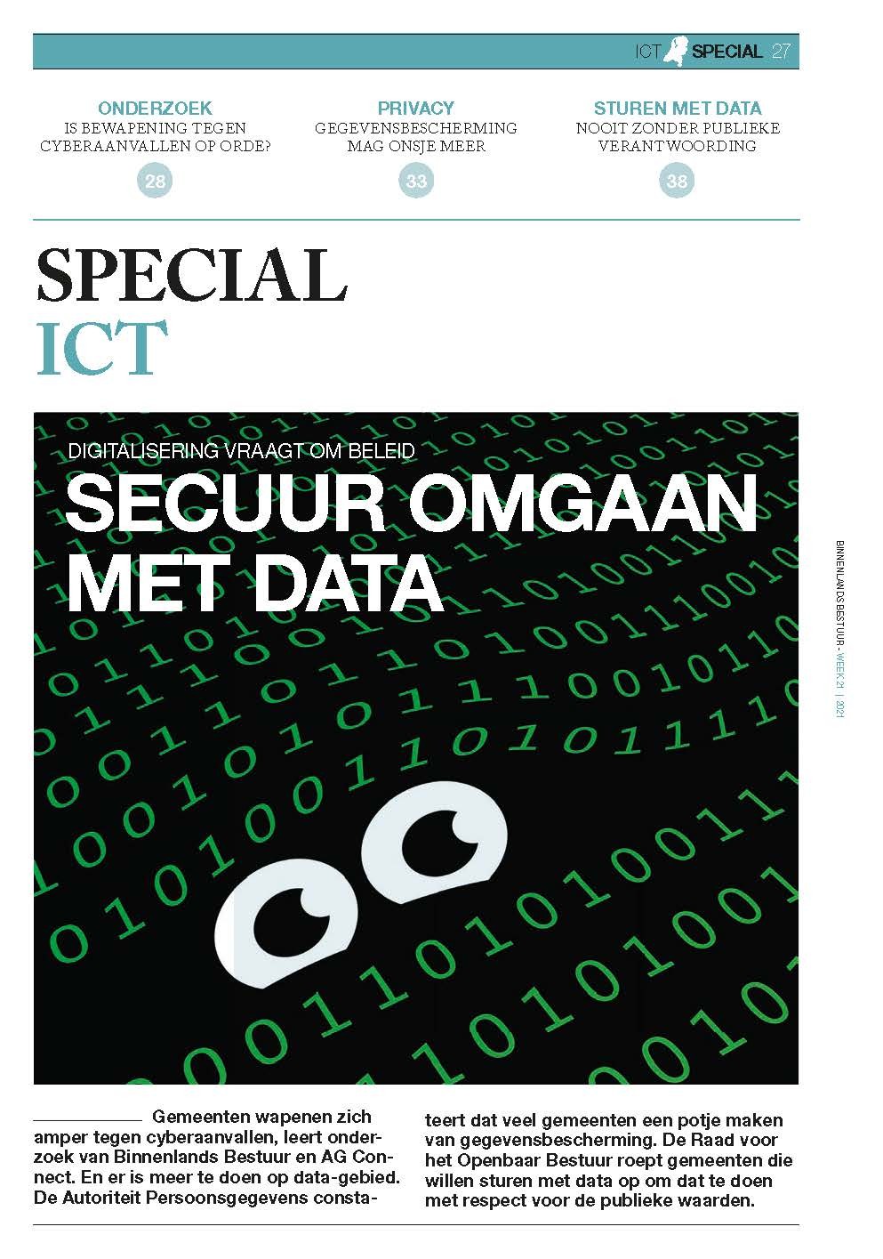 Special ICT: secuur omgaan met data