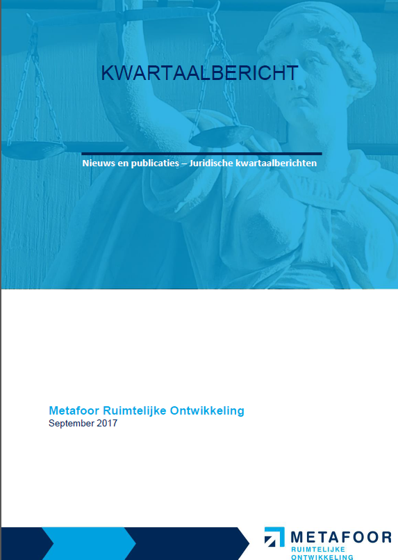 Juridisch Kwartaalbericht september 2017
