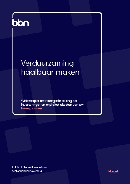 Verduurzaming haalbaar maken