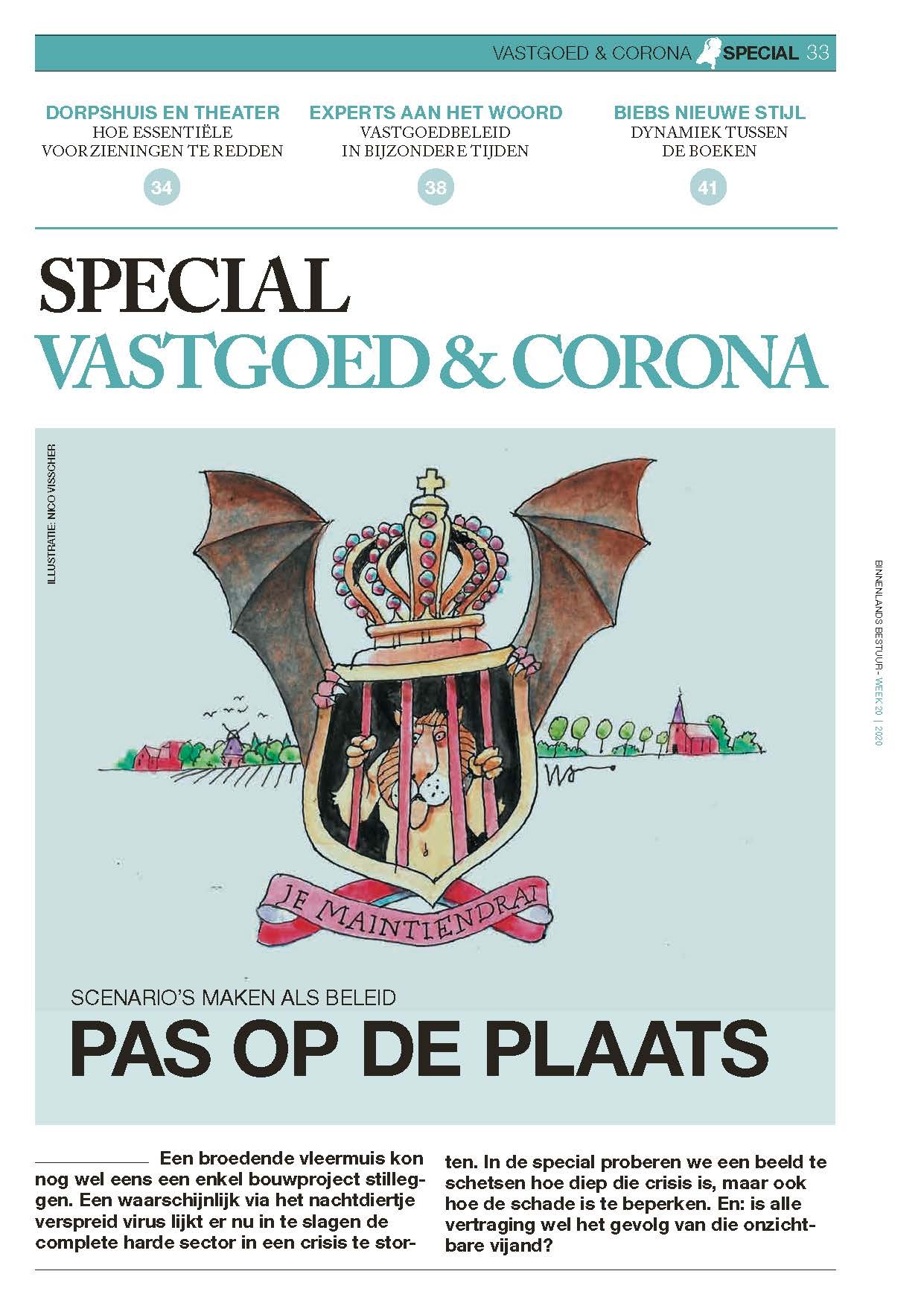 Special vastgoed & corona: Scenario's maken als beleid