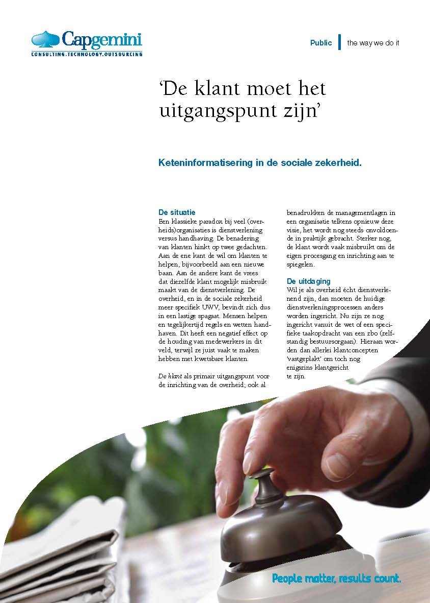 Keteninformatisering in de sociale zekerheid