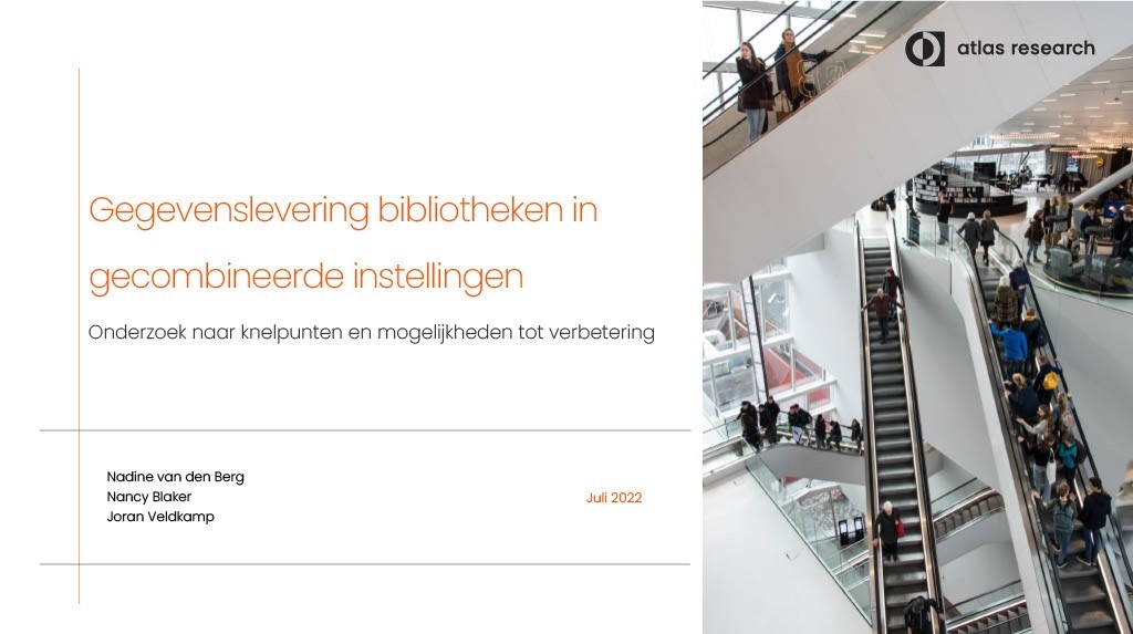 Gegevenslevering bibliotheken in gecombineerde instellingen