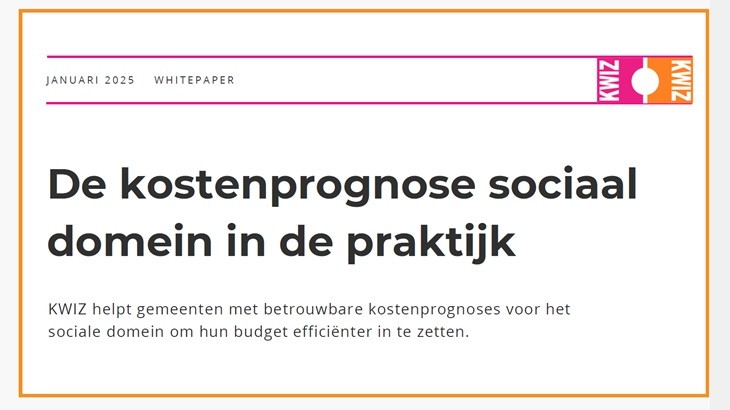 De kostenprognose sociaal domein in de praktijk