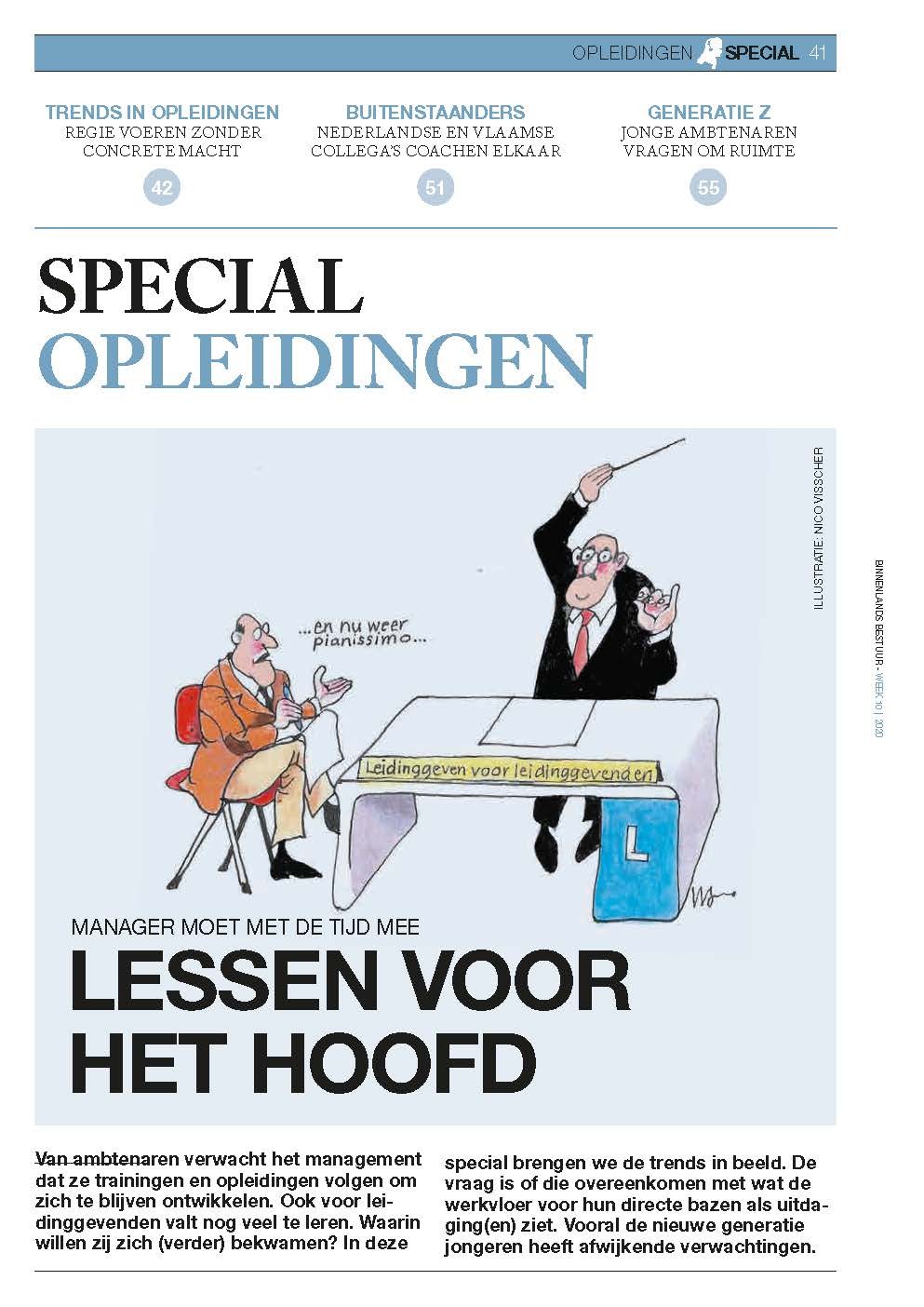 Special opleidingen: Lessen voor het hoofd: manager met de tijd mee