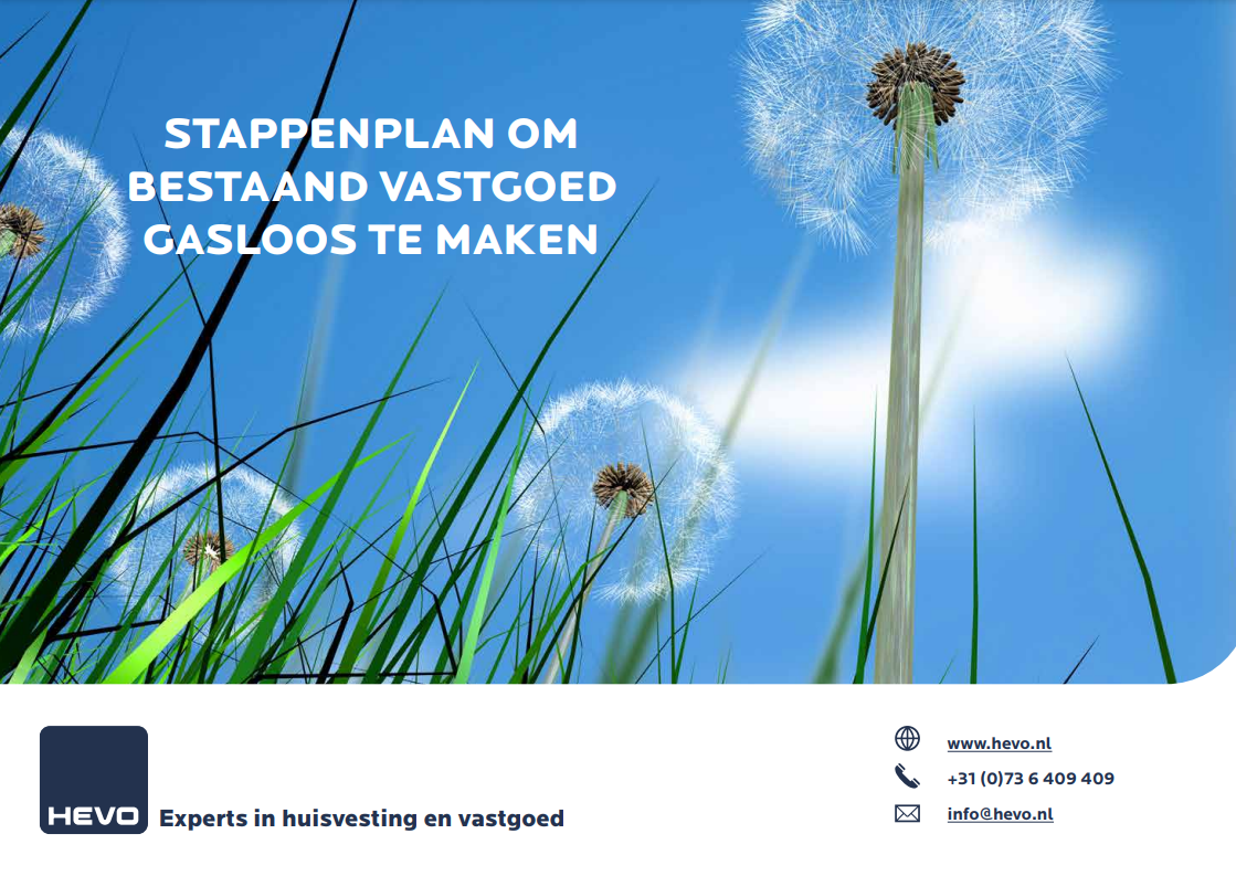 Stappenplan om bestaand vastgoed gasloos te maken