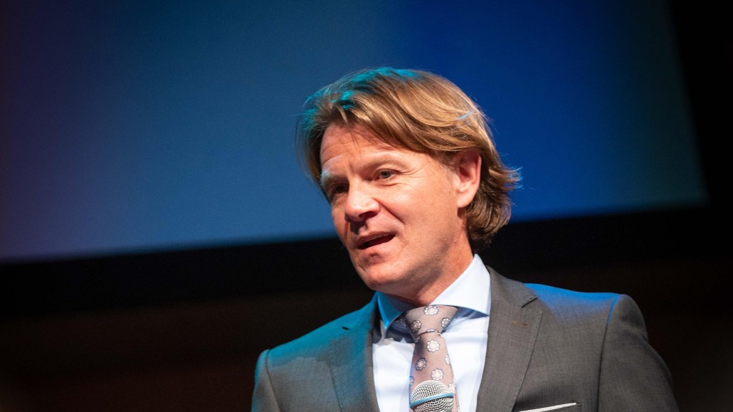 Kim Putters op zijn laatste werkdag voor het Sociaal en Cultureel Planbureau