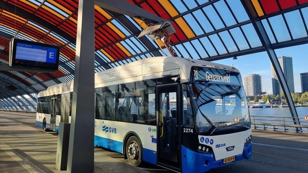 Elektrische bus GVB Amsterdam