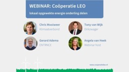 Webinar: Samen bouwen aan een lokaal energiesysteem voor overheden
