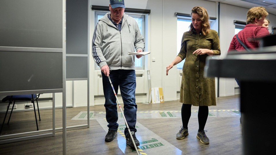 Proefstemmen voor blinden en slechtzienden