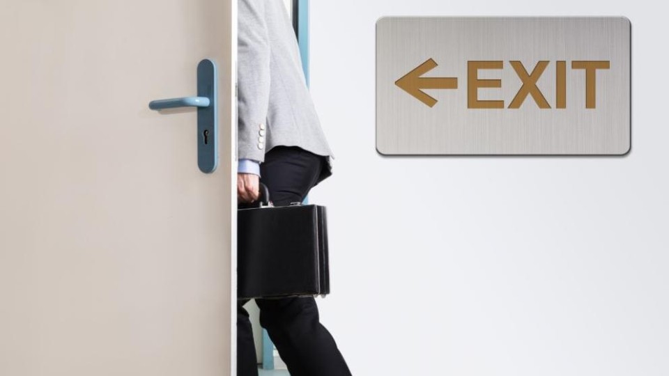 Exit - de deur uit lopen
