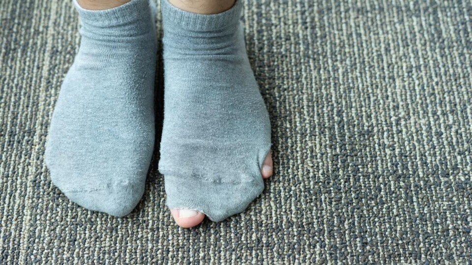 Kapotte sok - armoede