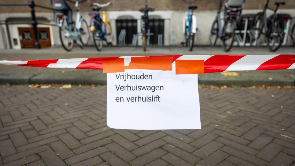 Een verhuizing in Den Haag.