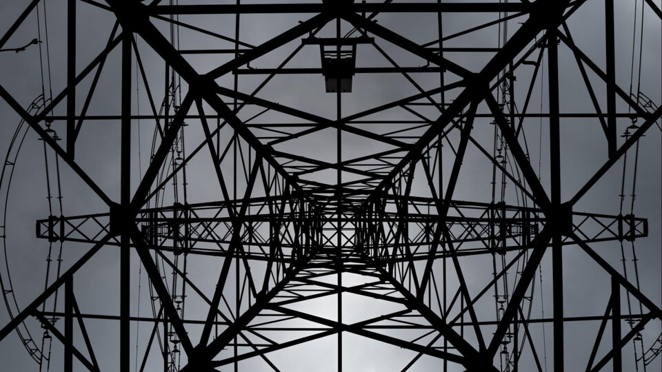 Een hoogspanningsmast.