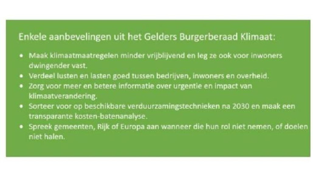 Aanbevelingen