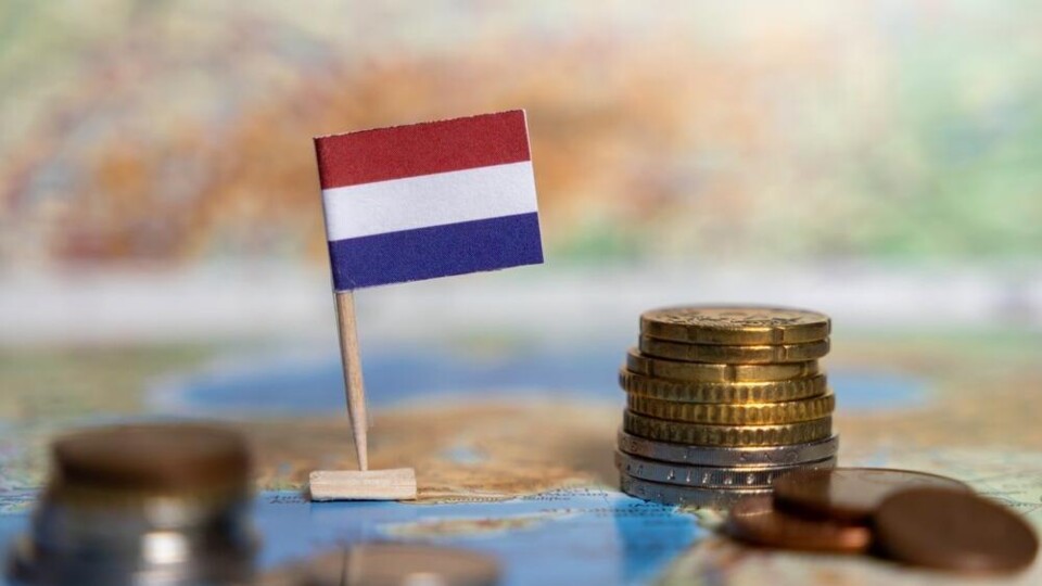 Nederlandse vlag, landkaart, geld