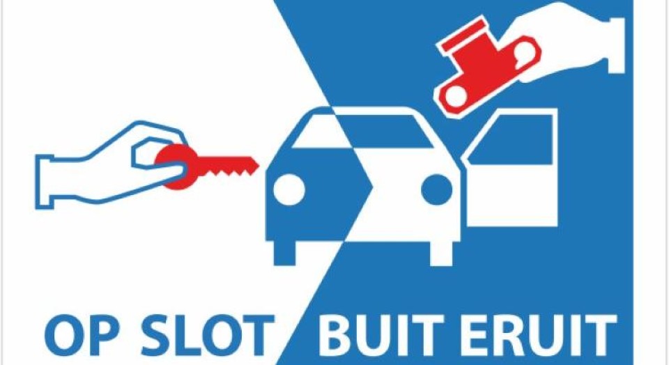 Op slot buit eruit