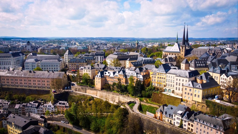De stad Luxemburg