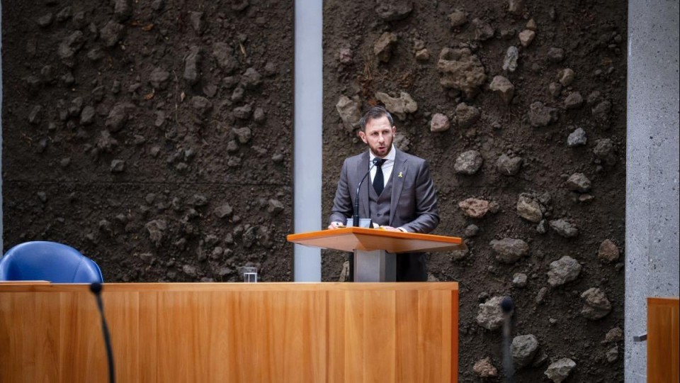 Maikel Boon van de PVV in de Tweede Kamer