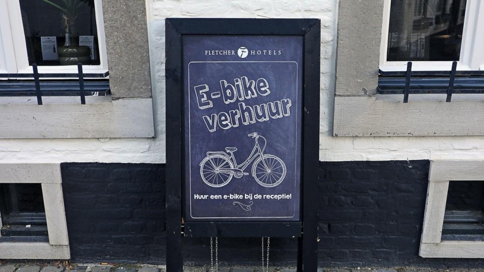 Een hotel in Limburg verhuurt elektrische fietsen.