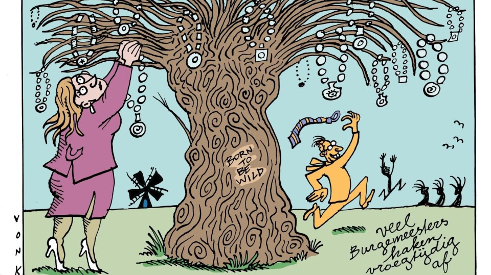 Burgemeester vaker voortijdig weg