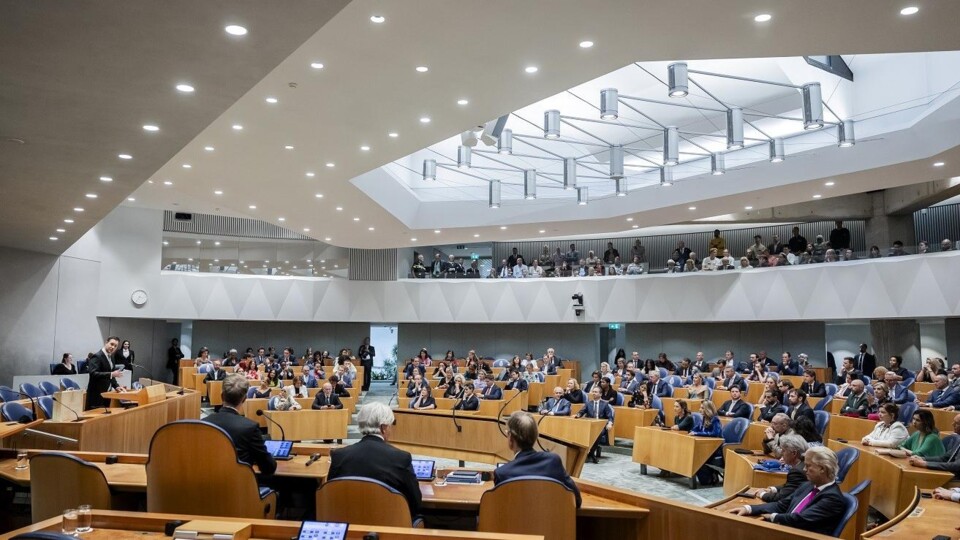De Tweede Kamer zijn Prinsjesdag.