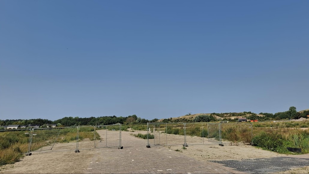 Braakliggend bouwterrein in gemeente Bergen, Plan Overduin.