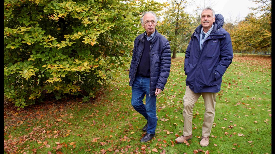 Frans Vollenbroek (links) en Robert Amelung