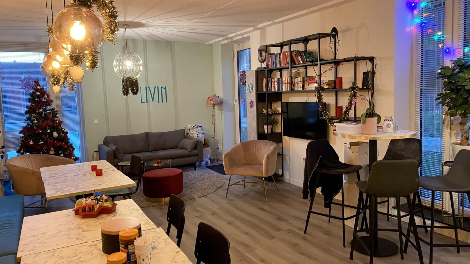 Woonkamer van project gemengd wonen