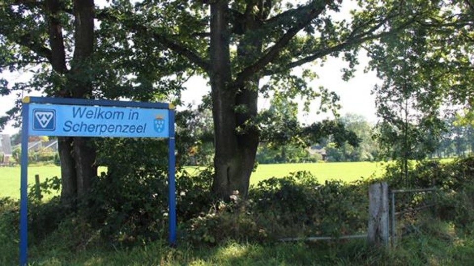 Gemeentebord van Scherpenzeel