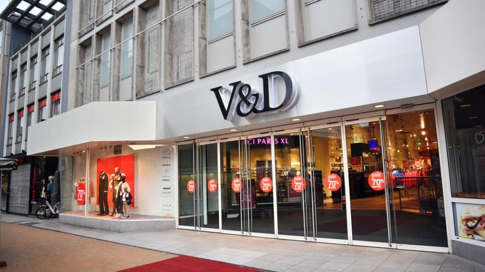 V&D pand in Groningen