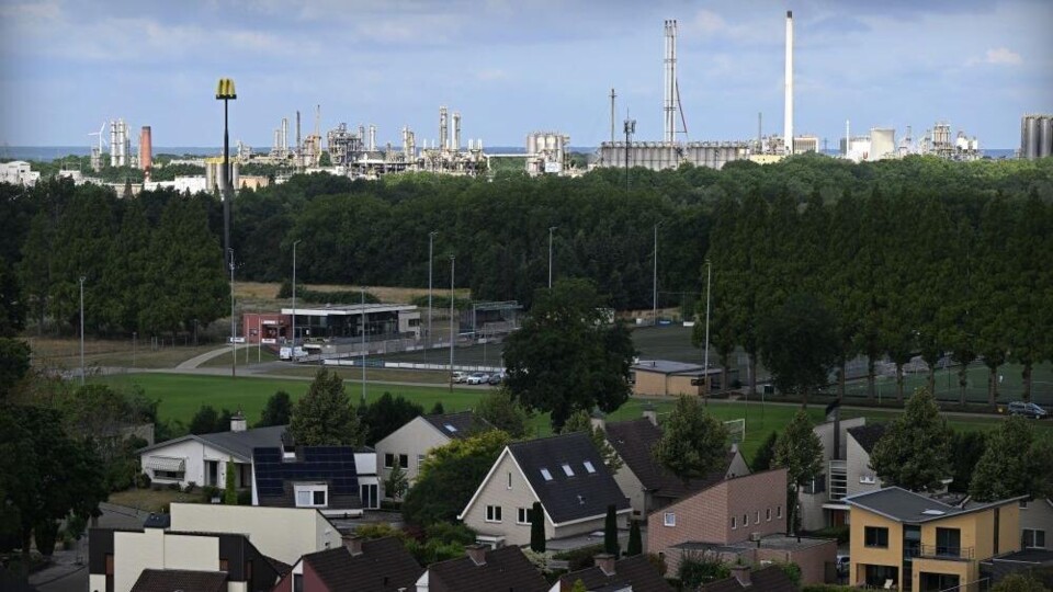 zich op Chemelot. In de voorgrond een woonwijk