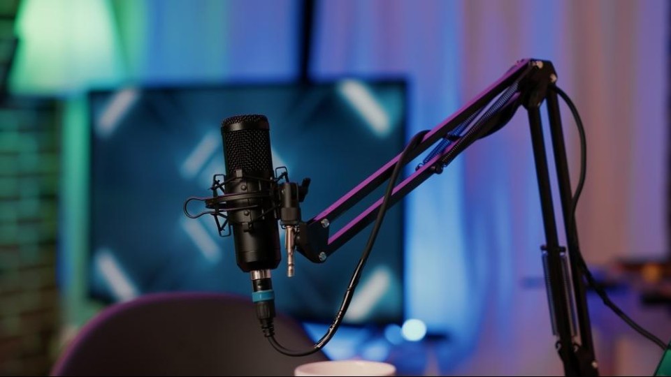 Shutterstock radio microfoon