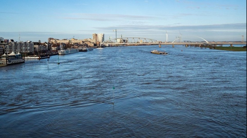 De Waal bij Nijmegen.