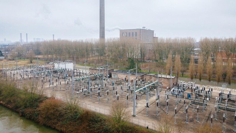 Een elektriciteitsstation bij Lage Weide in de stad Utrecht.