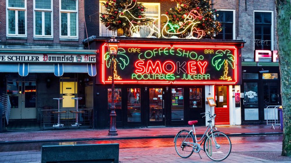 Coffeeshop in Amsterdam