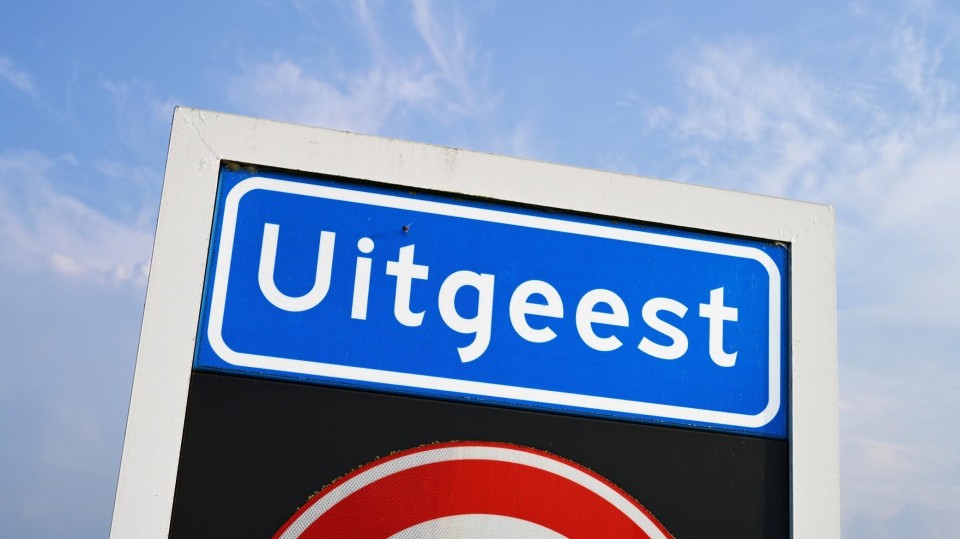 Plaatsnaambord Uitgeest