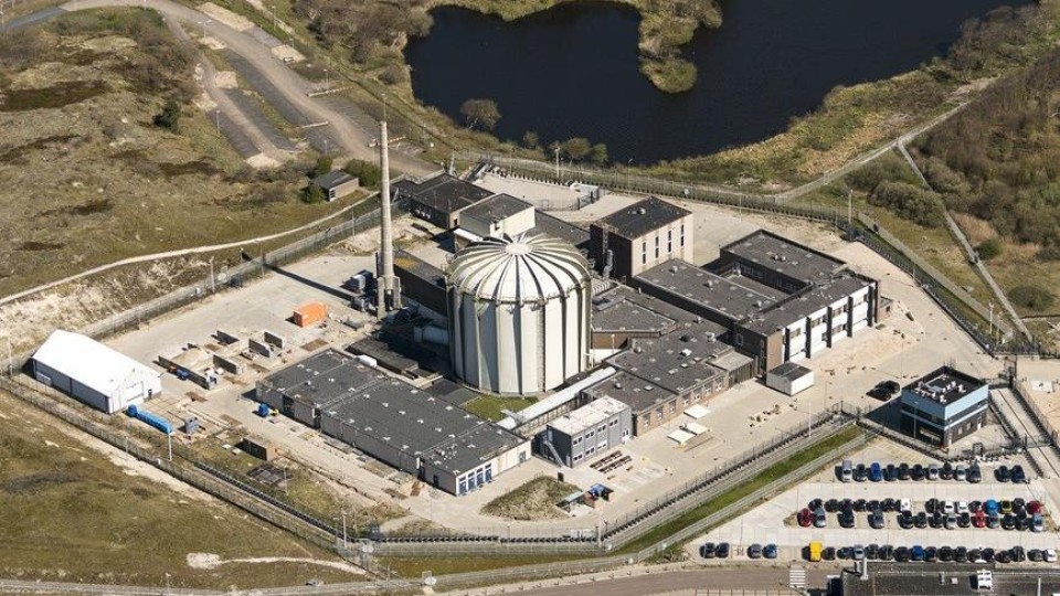 De oudere kernreactor in het Noord-Hollandse Petten.
