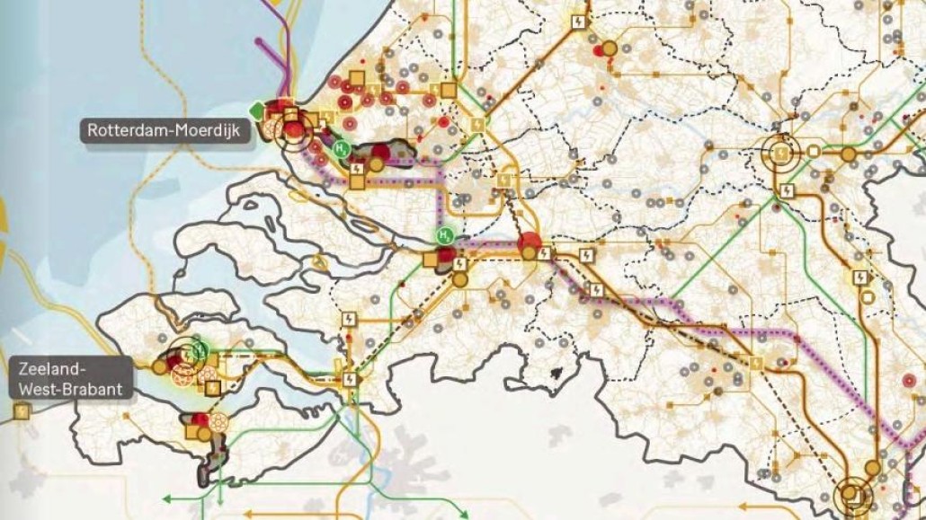 Een uitsnede van een illustratie in de Ontwerp-Nota Ruimte.