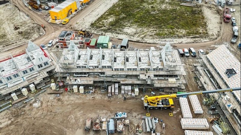 Een nieuwbouwwijk in Gouda.