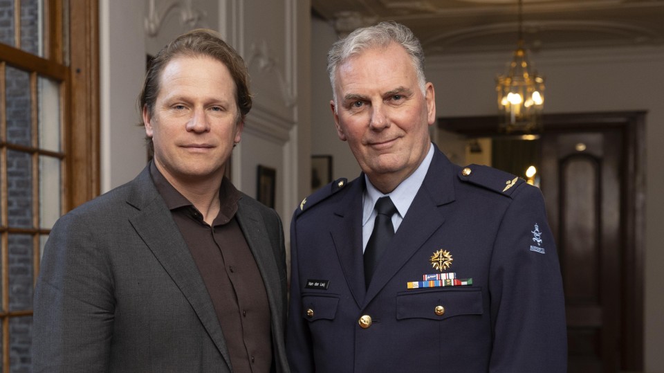 Gijs Tuinman (links) en Jos van der Ley
