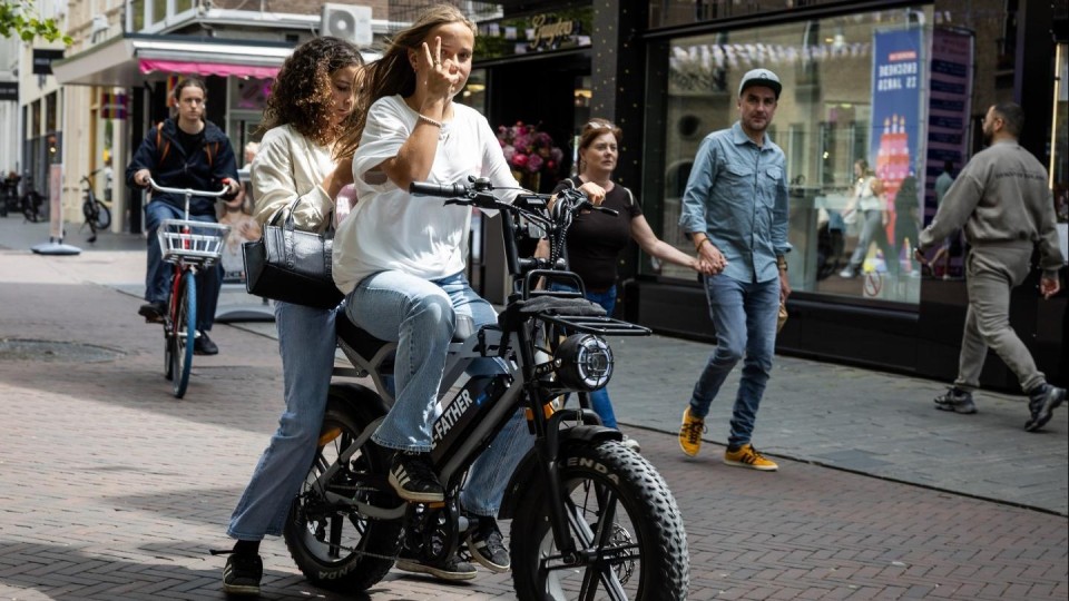 Meisjes op een fabike