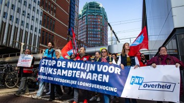 Nieuwe staking rijksambtenaren, bijeenkomsten door hele land