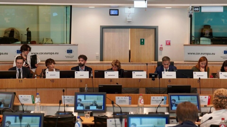 De vergadering afgelopen dinsdag van de milieucommissie van het Europees Comité van de Regio's.