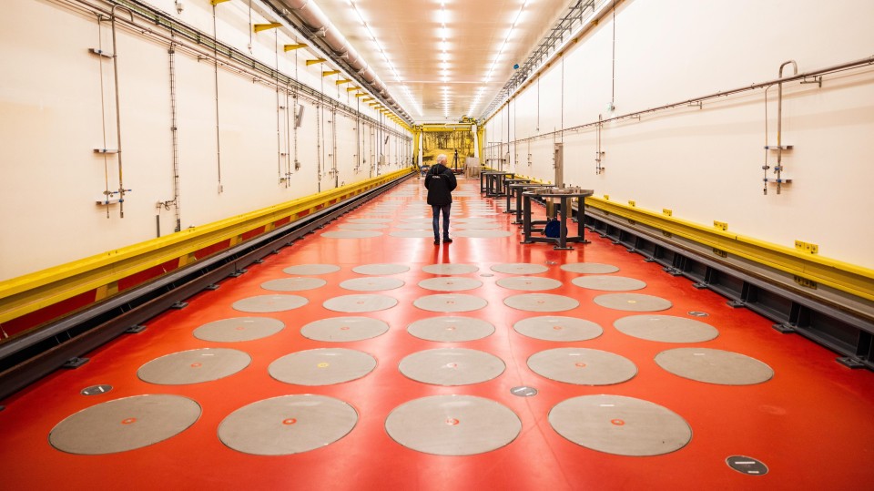 De huidige opslag van radioactief afval bij het bedrijf COVRA in Vlissingen.