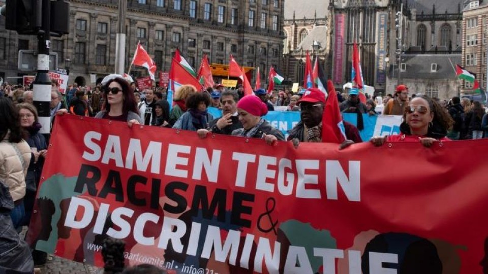 Anti racisme demonstratie