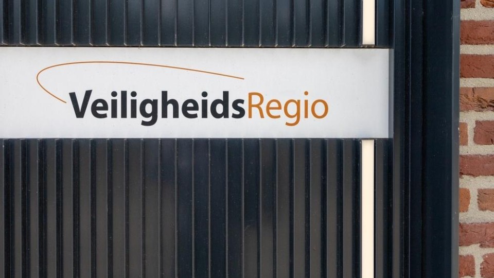 Bord met Veiligheidsregio
