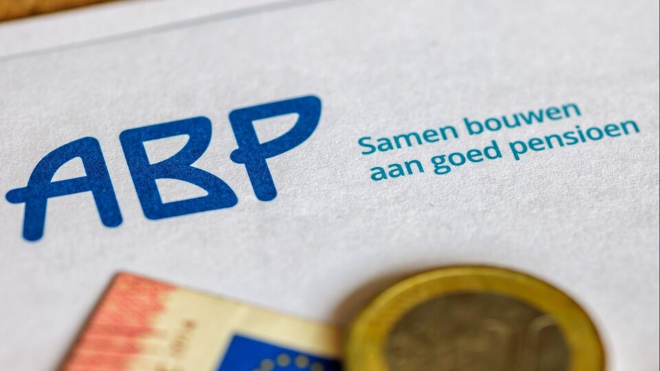 Envelop van ABP en euro's