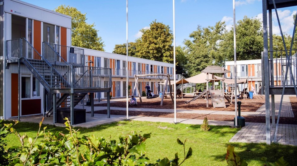 Exterieur van Plan Einstein in de Utrechtse wijk Overvecht 