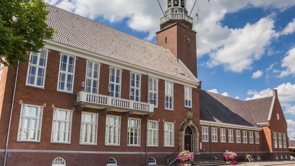 Het gemeentehuis van Hoogeveen