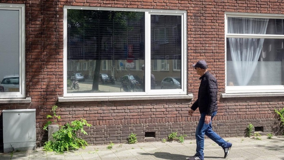 Leegstaande woning in Rotterdam, in de wijk Carnisse.